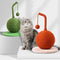 Juguete Interactivo para Gatos - Bola de Frutas con Rascador