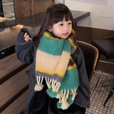 Bufanda Infantil Gruesa y Cálida para Otoño e Invierno - Image 11