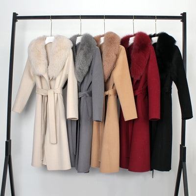 Abrigo de Lana Reversible Doble Faz con Cinturón - Corte Slim Otoño Invierno - Image 27