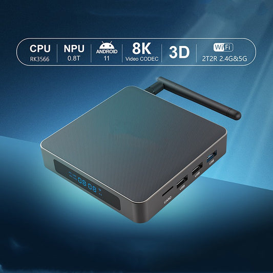 Decodificador Smart TV 8K con Bluetooth y Red de Alta Velocidad
