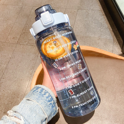 Botella Deportiva 2000ml con Popote - Resistente al Calor Extremo - Image 9