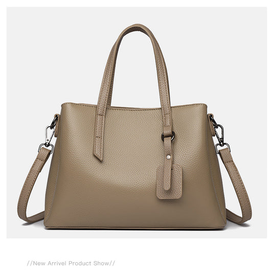 Bolso de Cuero Genuino para Mujer Gran Capacidad Bandolera - Image 14