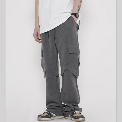 Pantalones Casuales Holgados con Bordados Urbanos para Hombre - Image 4