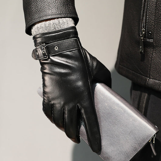 Guantes Térmicos de Gamuza para Conducir y Ciclismo con Tecnología Aislante - Image 6