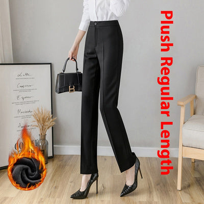 Pantalón de Oficina Recto para Mujer - Traje Profesional - Image 14