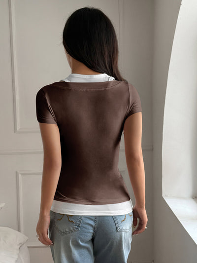 Chaleco Ajustado de Manga Corta para Mujer - Image 12