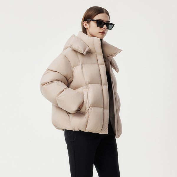 Abrigo Acolchado Grueso para Mujer - Calidez y Estilo