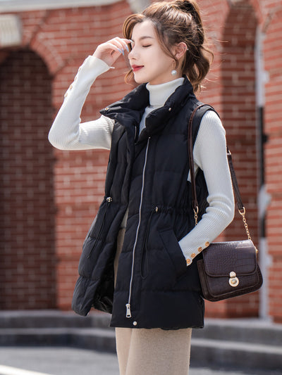 Chaleco Acolchado Ligero Estilo Coreano para Mujer - Image 14