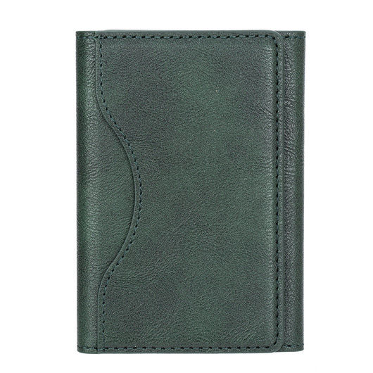 Billetera Magnética Tri-Fold de Cuero con Soporte para Tarjetas - Image 7