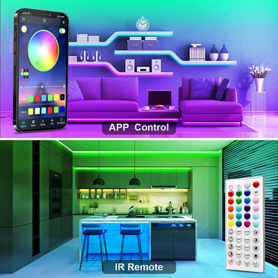 Tira LED RGB Inteligente con Bluetooth y Control por Música - Image 2