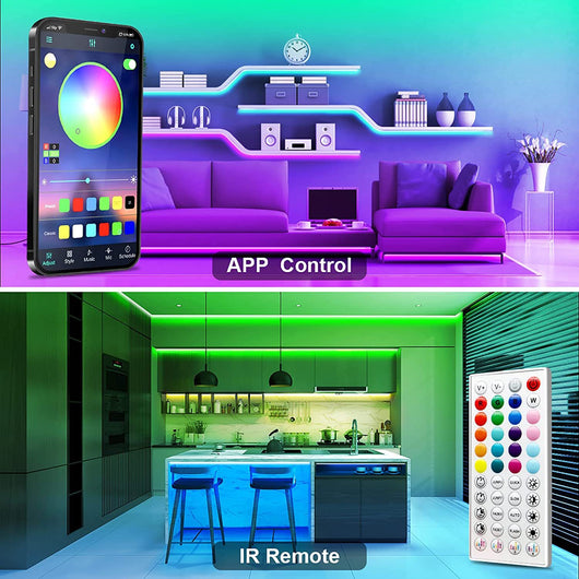 Tira LED RGB Inteligente con Bluetooth y Control por Música - Image 2