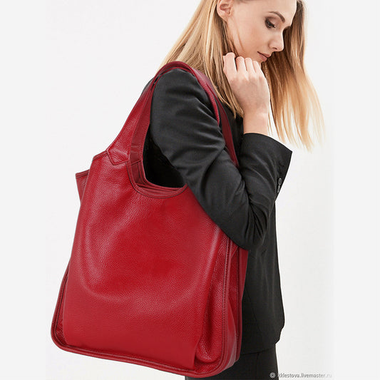 Bolso de Cuero Genuino Estilo Western - Gran Capacidad y Diseño Versátil - Image 2