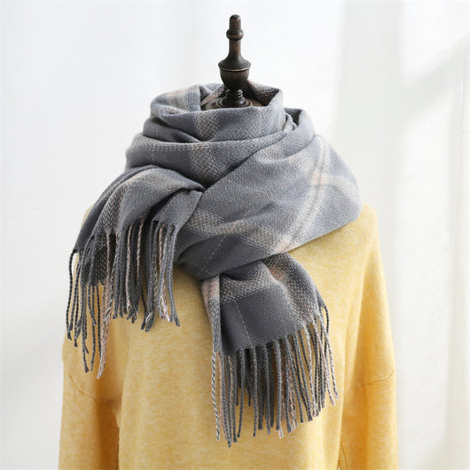 Chal de Cachemira con Borlas - Bufanda Cálida y Elegante para Mujer - Image 15