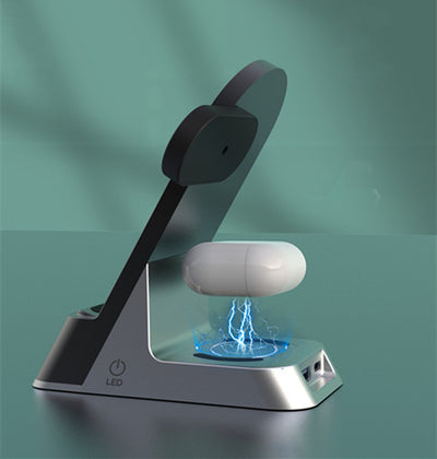 Cargador Inalámbrico Multifuncional Creative H35 con Reloj Despertador - Image 15