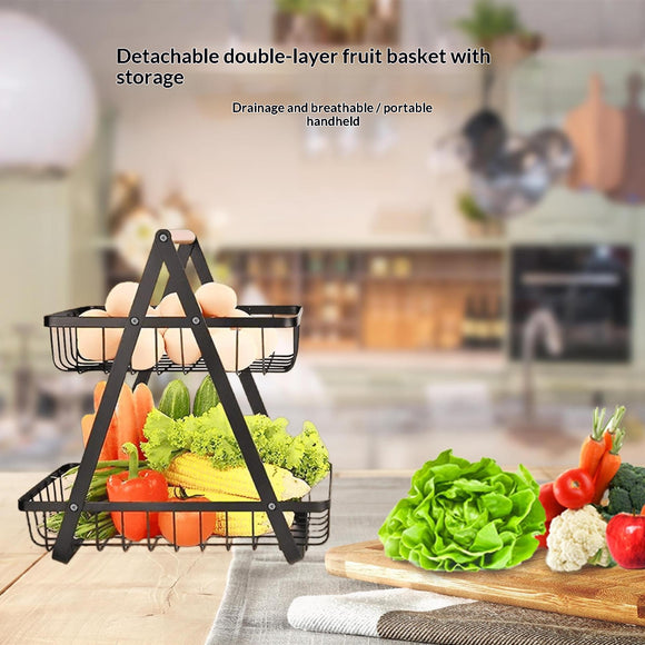 Canasta Organizadora de Frutas y Verduras Desmontable