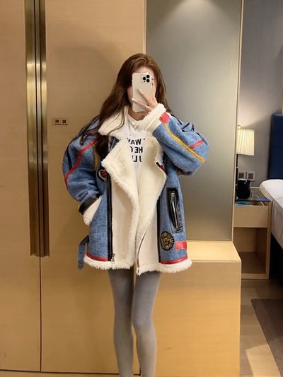 Chaqueta de Plumón de Cordero para Mujer - Abrigo Elegante y Versátil - Image 9