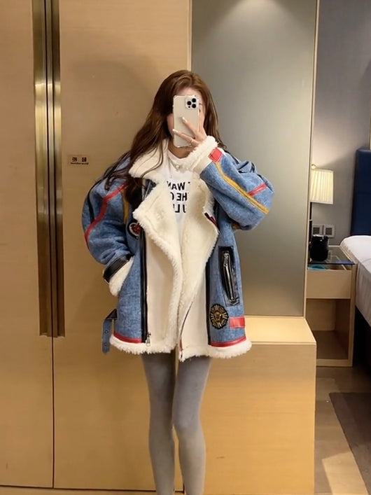 Chaqueta de Plumón de Cordero para Mujer - Abrigo Elegante y Versátil - Image 9