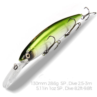 Anzuelo Artificial Flotante Lengua Larga 13cm 28g - Pesca Profunda - Image 28