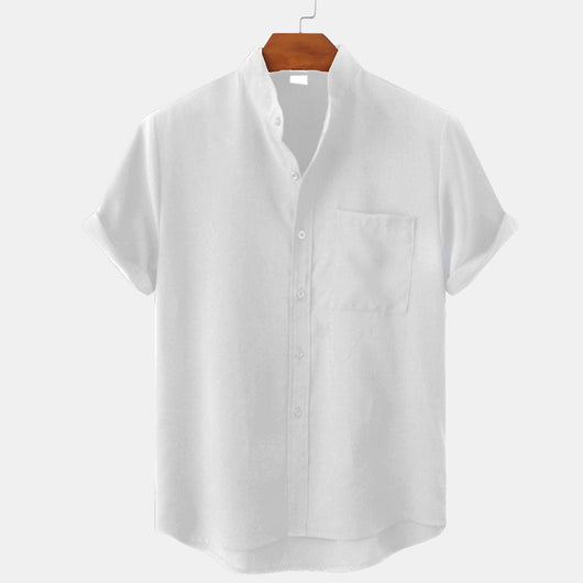 Camisa Casual Hombre Básica con Bolsillo - Image 11