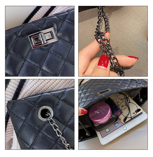 Bolso Mensajero Lingge con Cadena - Gran Capacidad - Image 13