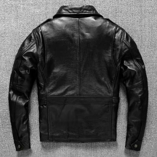 Chaqueta de Cuero Genuino Premium - Piel de Vaca Suave - Image 2