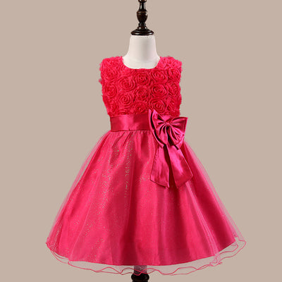 Vestido de Princesa Tutú Floral para Niña - Fiesta, Boda y Cumpleaños - Image 29