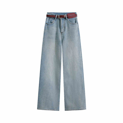 Jeans Rectos Talle Alto Térmicos con Forro Polar y Efecto Adelgazante - Image 10