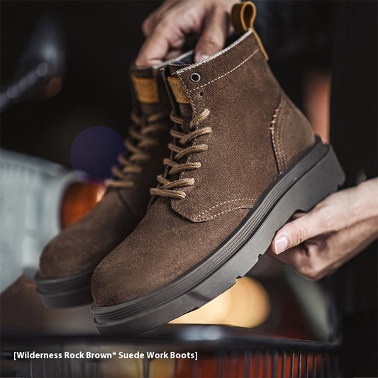 Botas Martin Retro Plataforma Gamuza Hombre - Estilo Casual Urbano - Image 2