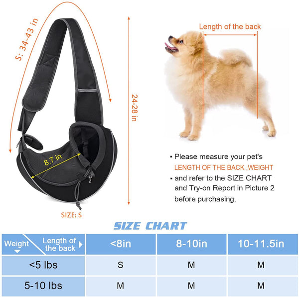 Bolsa Transportadora para Mascotas - Bandolera Portátil para Perros y Gatos