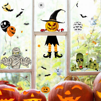 Pegatinas Decorativas de Halloween - Calabaza, Araña, Fantasma y Linterna - Image 5