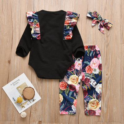 Conjunto de Tres Piezas con Encaje para Niñas - Image 10