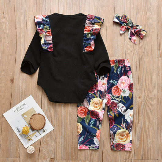 Conjunto de Tres Piezas con Encaje para Niñas - Image 10