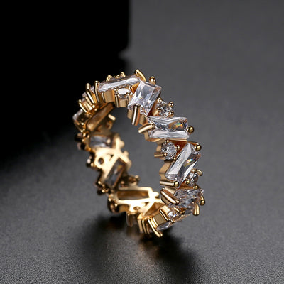 Anillo de Circón Brillante Estilo Europeo y Americano - Image 4
