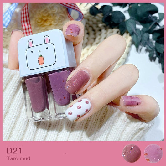 Set Dúo de Esmaltes de Uñas a Base de Agua - Acabado Brillante con Pelado y Desprendimiento Fácil - Image 14