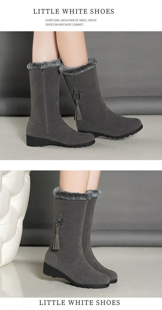 Botas Martin Forradas en Lana Sintética con Peluche Largo - Otoño Invierno - Image 15