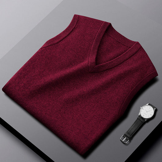 Chaleco de Cachemira para Hombre - Suéter sin Mangas Premium - Image 8