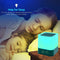 Reloj Despertador Parlante Bluetooth con Pantalla Táctil y Luz LED Multicolor