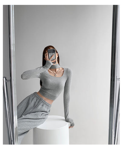 Blusa Halter con Escote Clavicular Hueco - Image 15