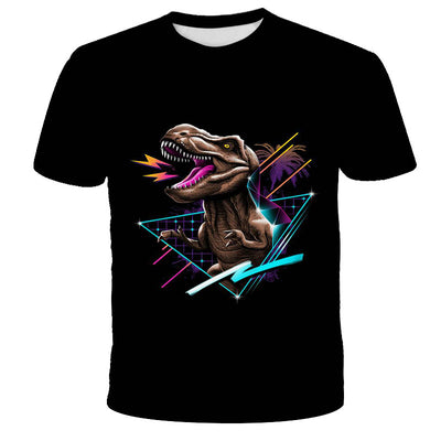 Playera Infantil Estampado 3D Cuello Redondo Manga Corta - Image 5