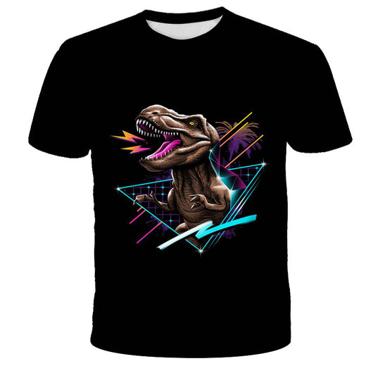 Playera Infantil Estampado 3D Cuello Redondo Manga Corta - Image 5