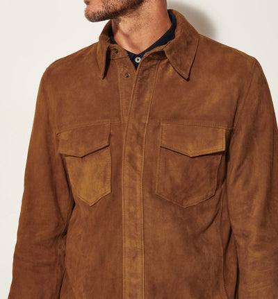 Chaqueta Noah de Gamuza para Hombre - Abrigo Elegante y Versátil - Image 16