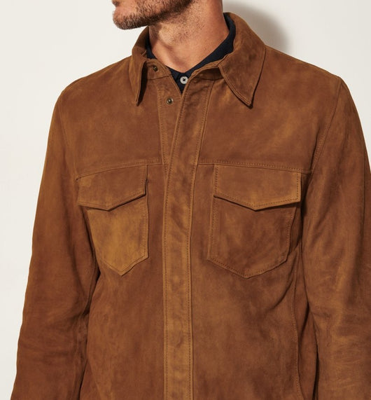 Chaqueta Noah de Gamuza para Hombre - Abrigo Elegante y Versátil - Image 16