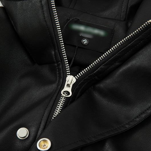Abrigo de Cuero con Capucha para Hombre - Image 4