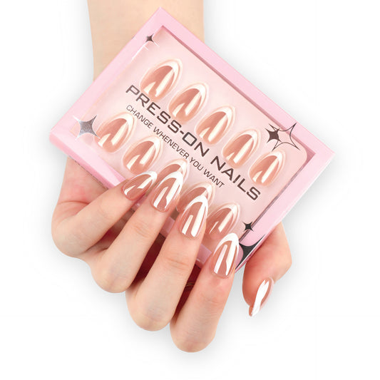 Puntas de Uñas Almendradas Color Sólido 30 Piezas Premium - Image 2