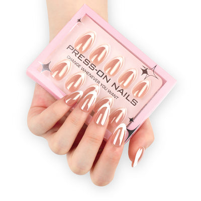 Puntas de Uñas Almendradas Color Sólido 30 Piezas Premium - Image 2