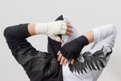Guantes de Entrenamiento Medio Dedo con Muñequera Integrada para Boxeo y Fitness - Image 13
