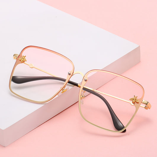 Gafas de Sol Cuadradas Abeja Europeas y Americanas para Mujer