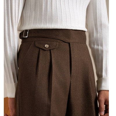 Pantalón de Vestir Clásico con Doble Pliegue - Corte Recto y Cómodo - Image 7