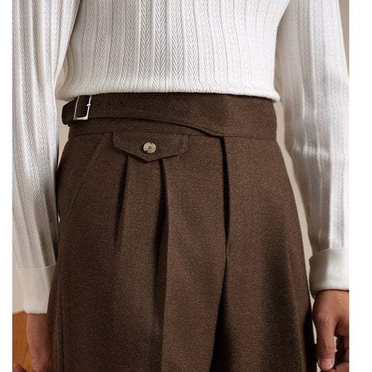 Pantalón de Vestir Clásico con Doble Pliegue - Corte Recto y Cómodo - Image 7