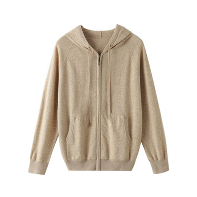Cardigan Hoodie de Cachemira Tejida con Cierre - Hombre - Image 7